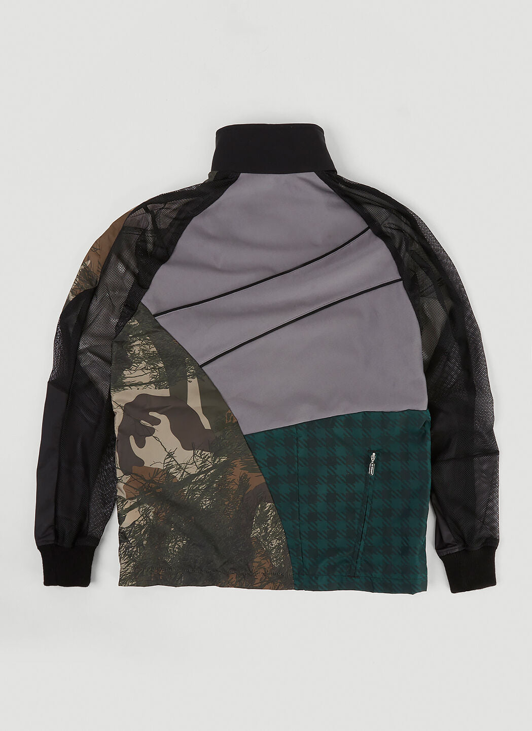 Zip-Front Sweatshirt in grey