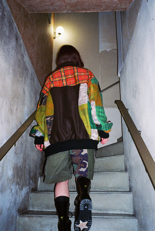 Asymmetrical Bomber Jacket