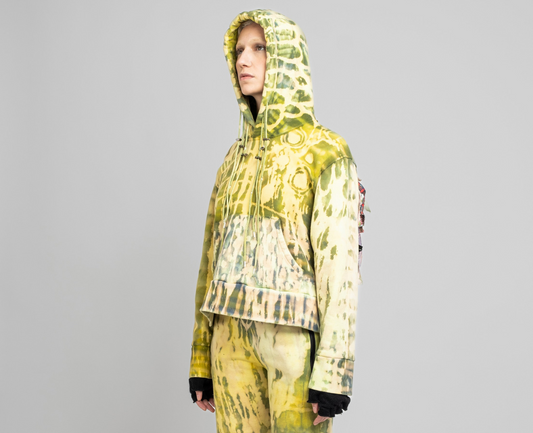 Hand-Dyed Slim Hoodie