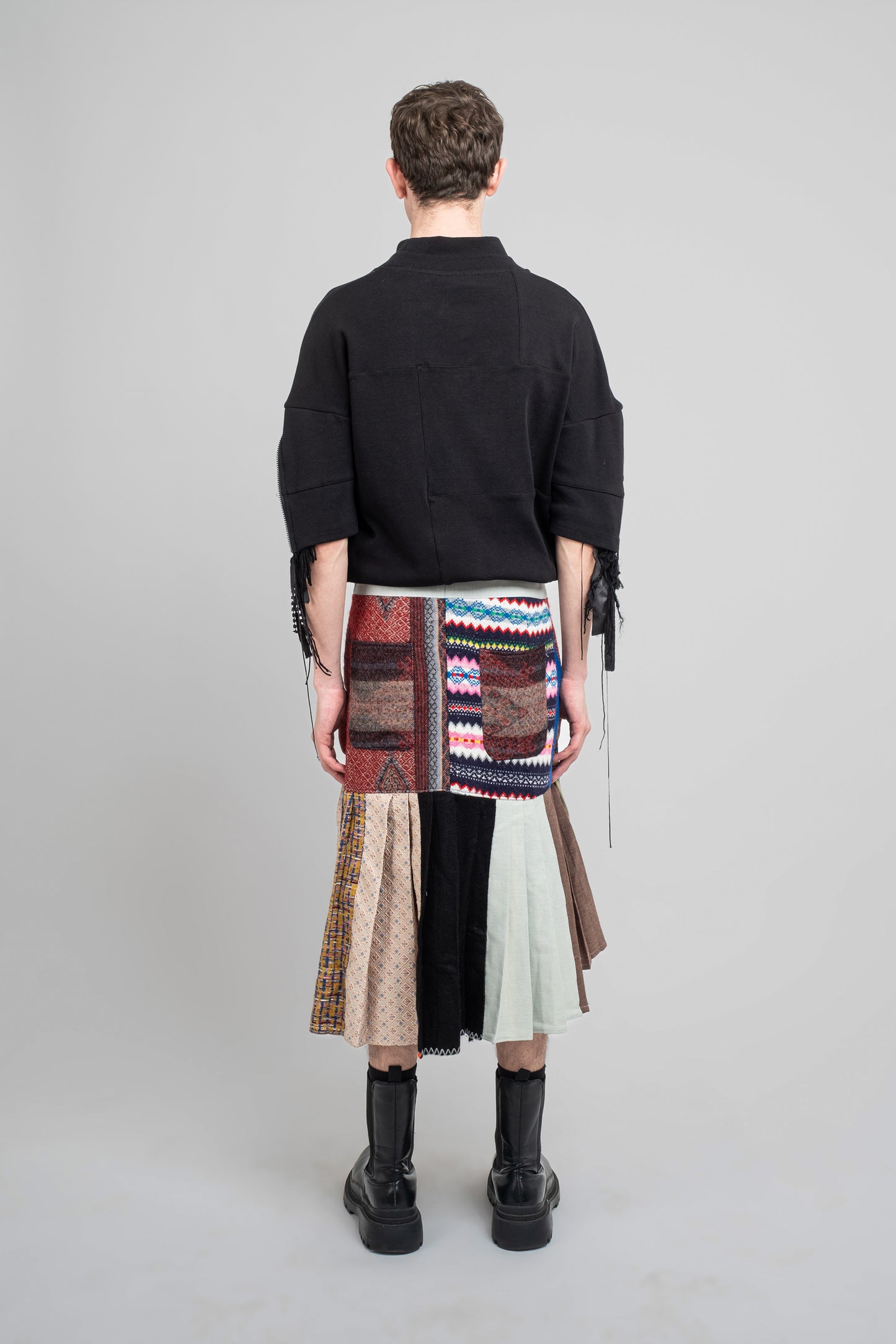 Pleated Maxi Skirt