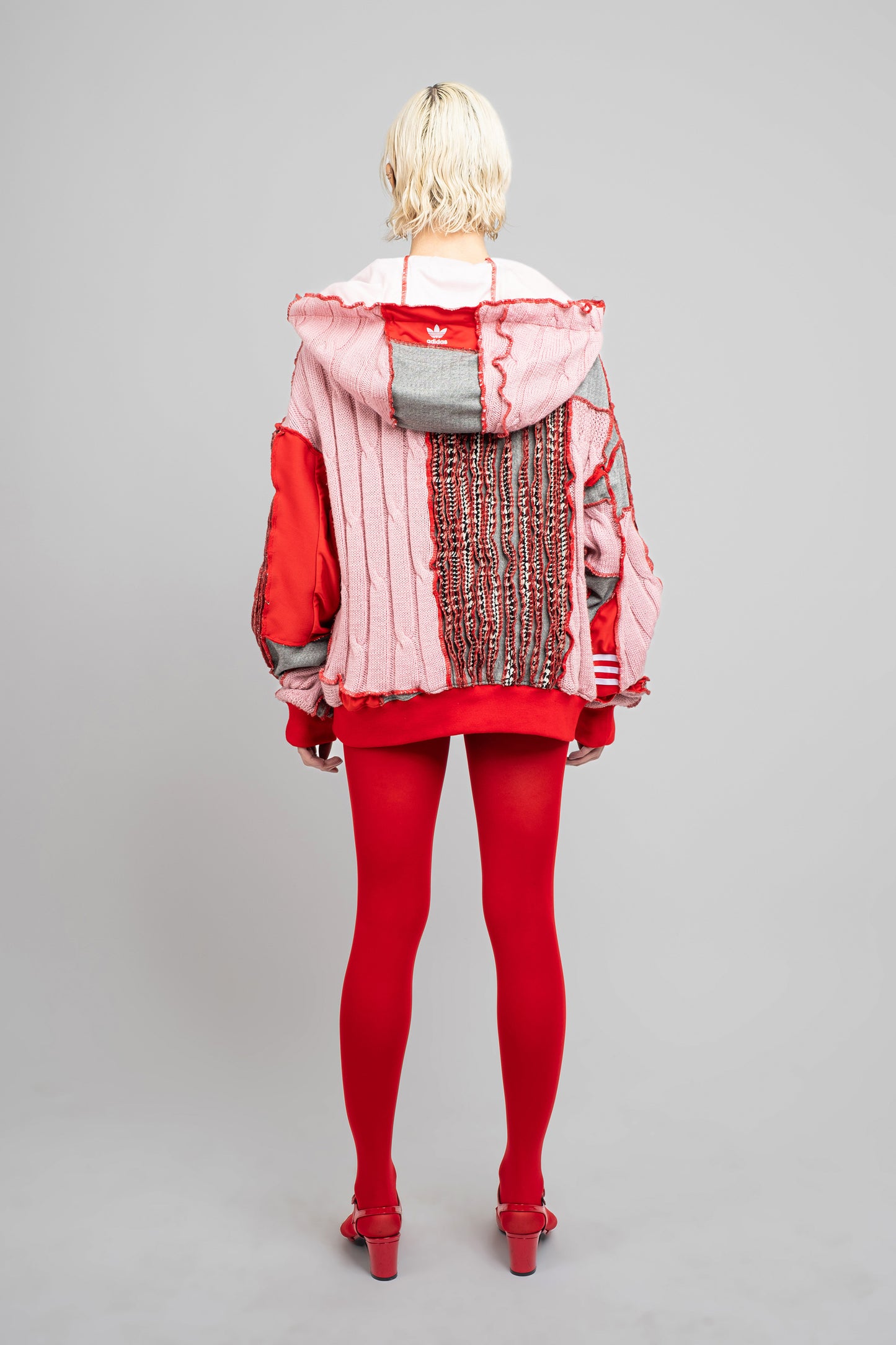 Hoodie In Pink & Red