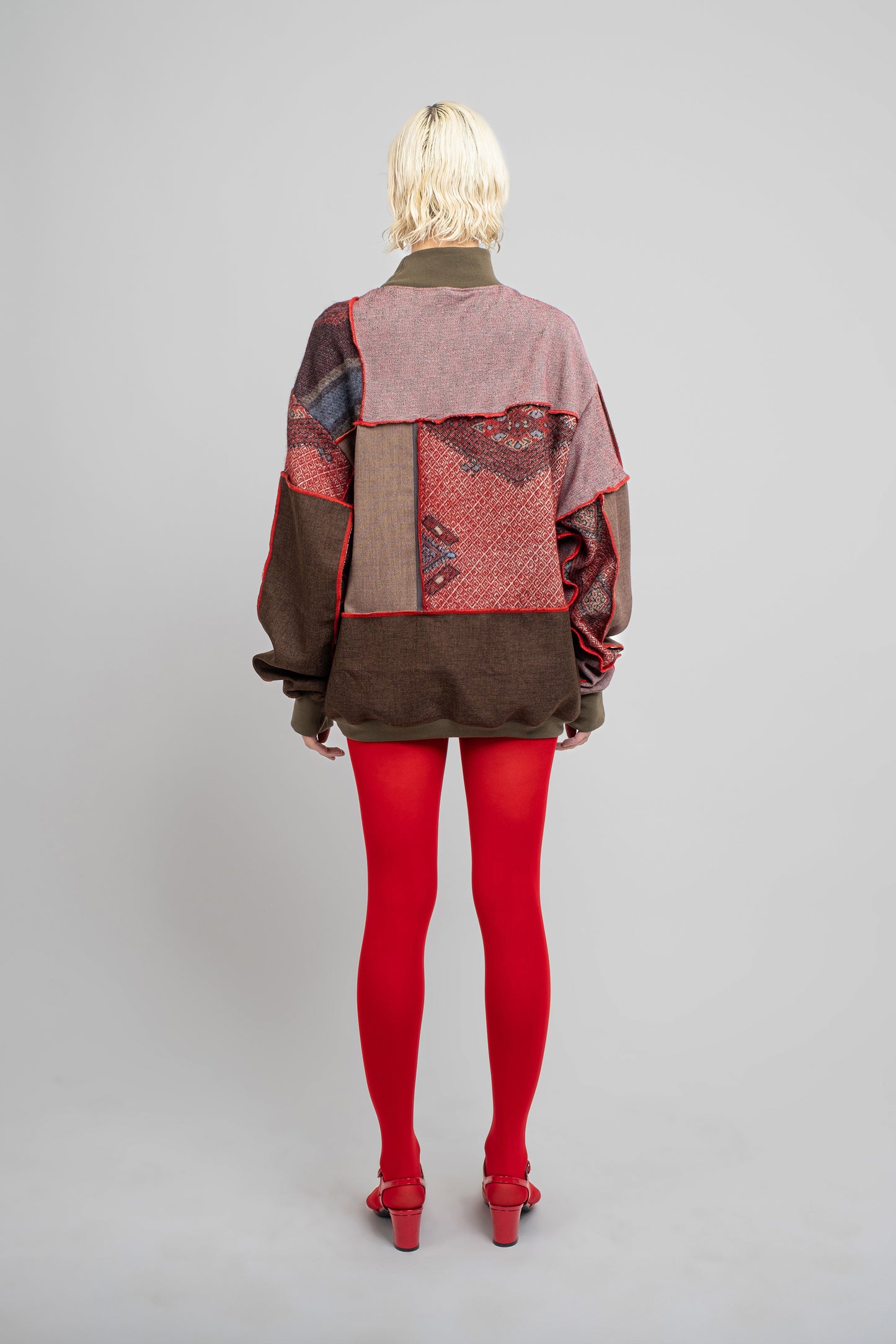 Multi-Color Turtleneck Sweater