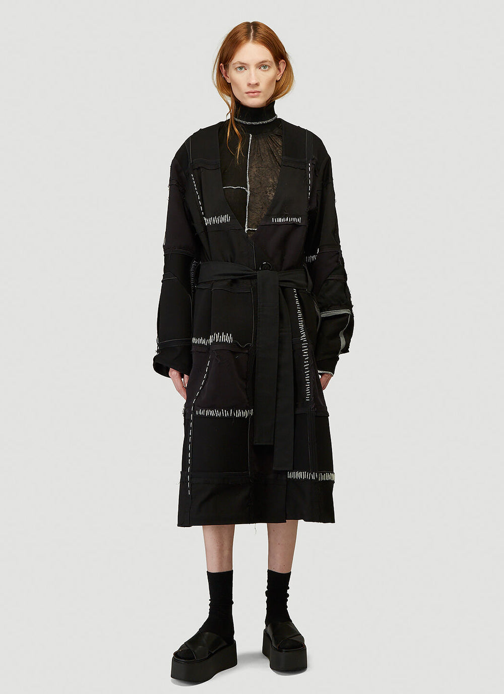 Hand embroidered coat