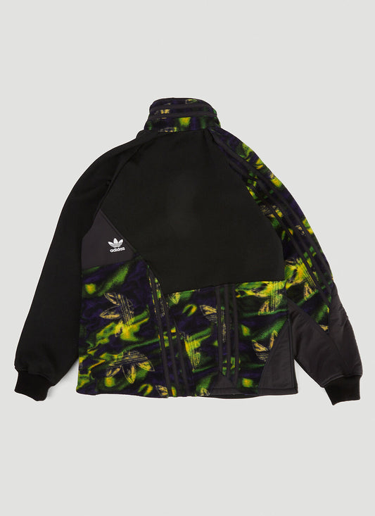 Zip-Front Sweatshirt in black