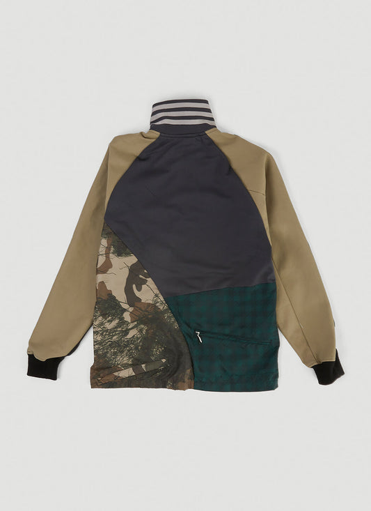 Zip-Front Sweatshirt in green