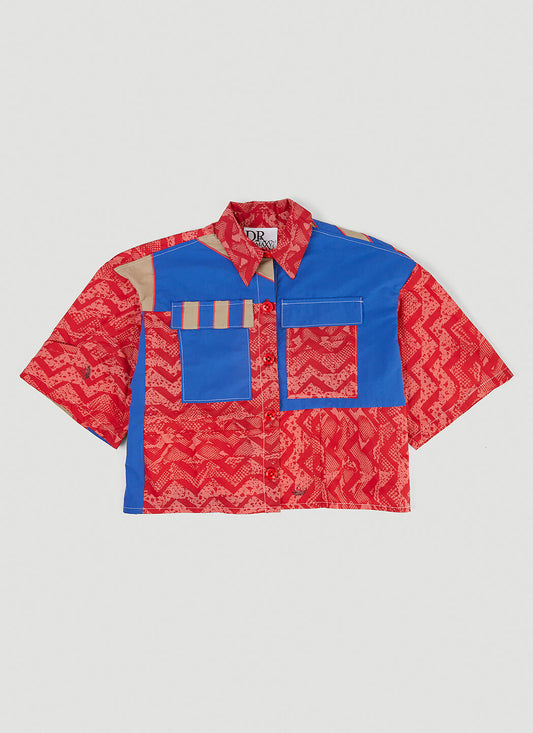 Up-cycled Multi Panel Shirt