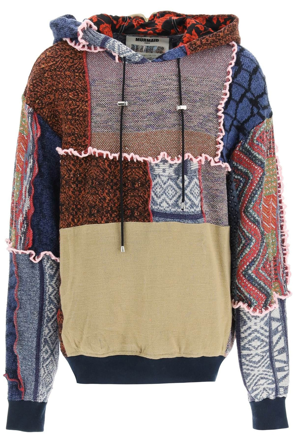 Crochet Hoodie In Pink